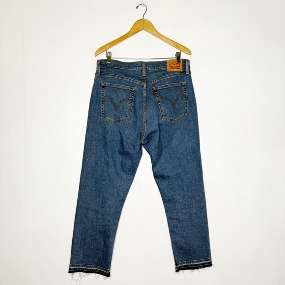 Levi’s Wedgie Straight Jeans Button Fly Size 32 - Picture 2 of 6
